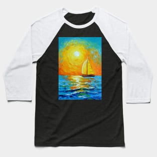 Morning sailboat Baseball T-Shirt